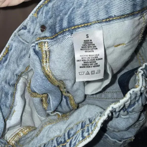 Aeropostale Light Wash Denim Cargo Pants size small - Picture 6 of 7